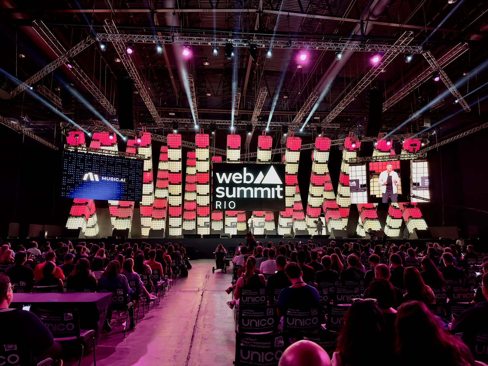 Eddie Hsu’s talk at the Web Summit Rio 2024 (Center Stage).